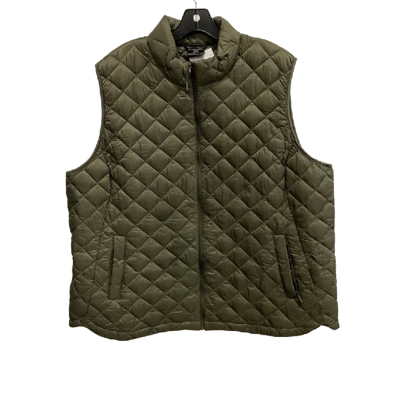 Vest Puffer & Quilted By 32 Degrees In Green, Size: 3x Elegant Men's Cashmere