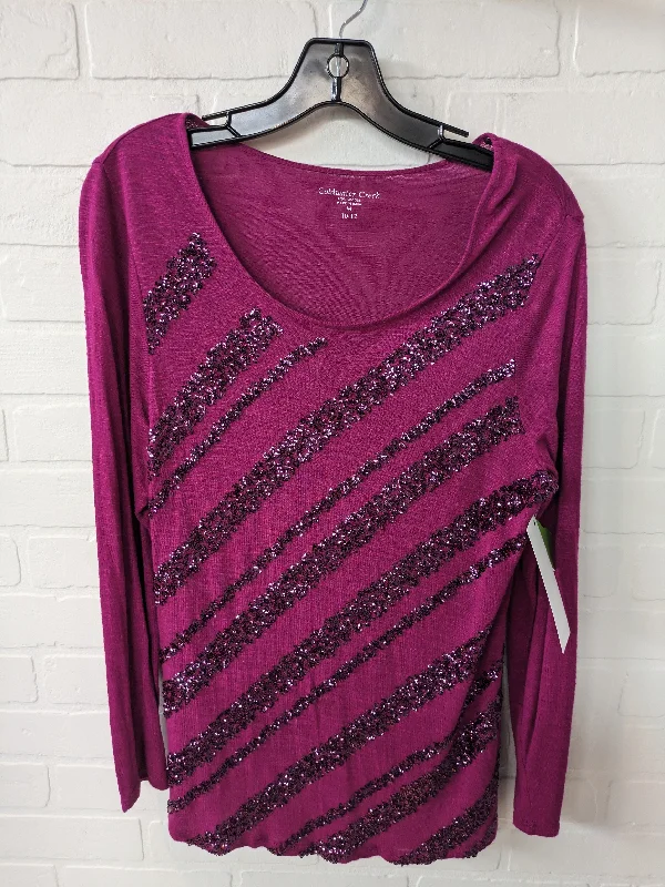 Top Long Sleeve By Coldwater Creek  Size: M Polished Men's Satin