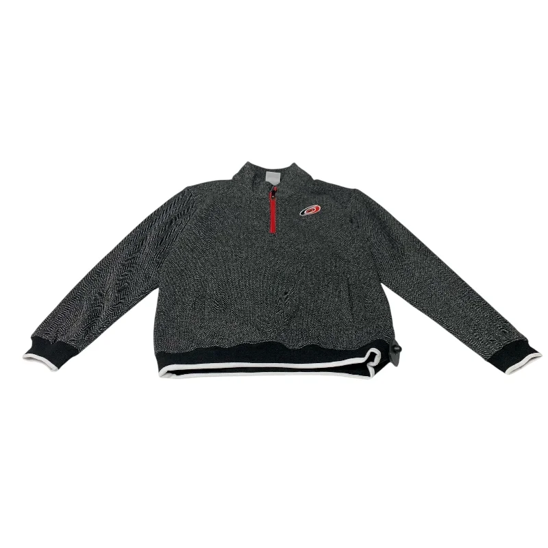 Athletic Sweatshirt Collar By Nhl In Grey, Size: M Beach