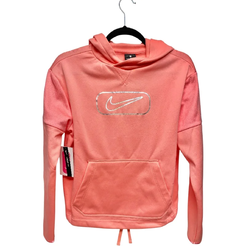 Sweatshirt Hoodie By Nike Apparel In Orange, Size: Xs Trendy Men's Oversized