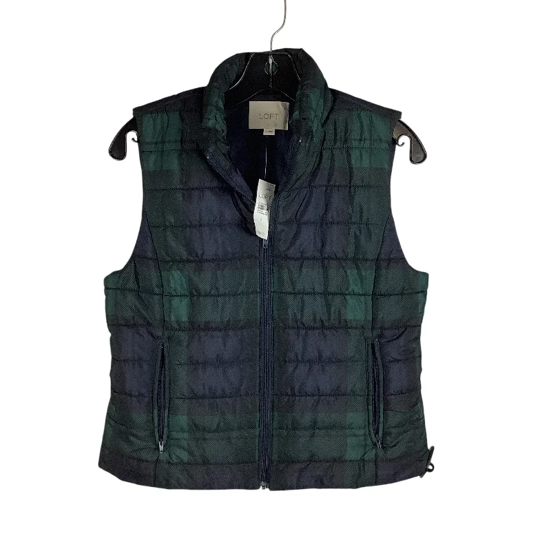 Vest Puffer & Quilted By Loft In Green, Size: S Bold Men's Animal