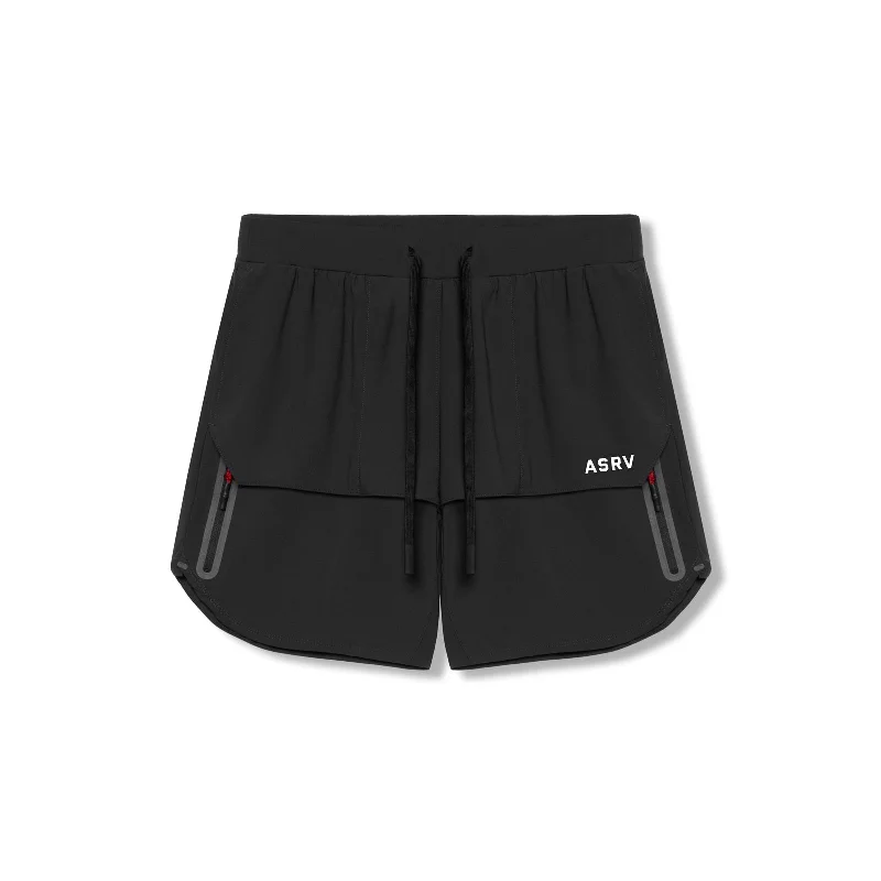 0689. Tetra-Lite® 7" Tech Short  - Black Beach