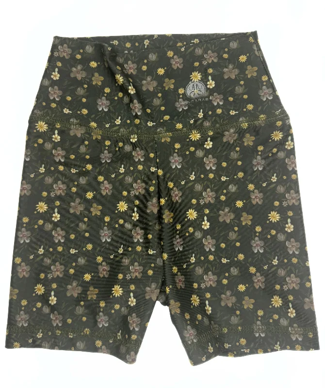 Rustic Floral Biker Shorts Confident Men's Power