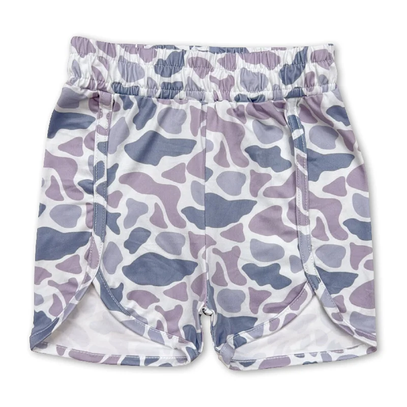 Grey camo baby girls summer shorts Dynamic Men's High