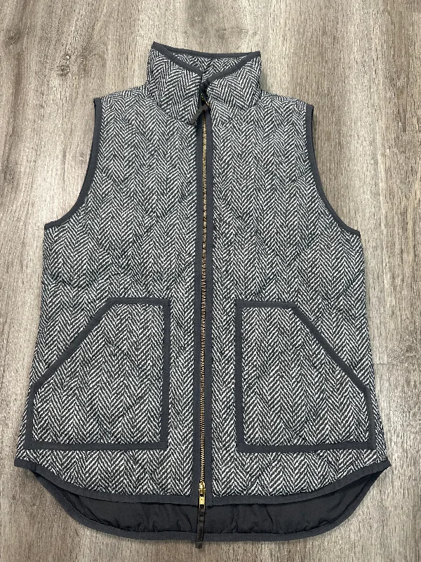 Vest Puffer & Quilted By J. Crew In Grey, Size: Xs Casual Men's Short