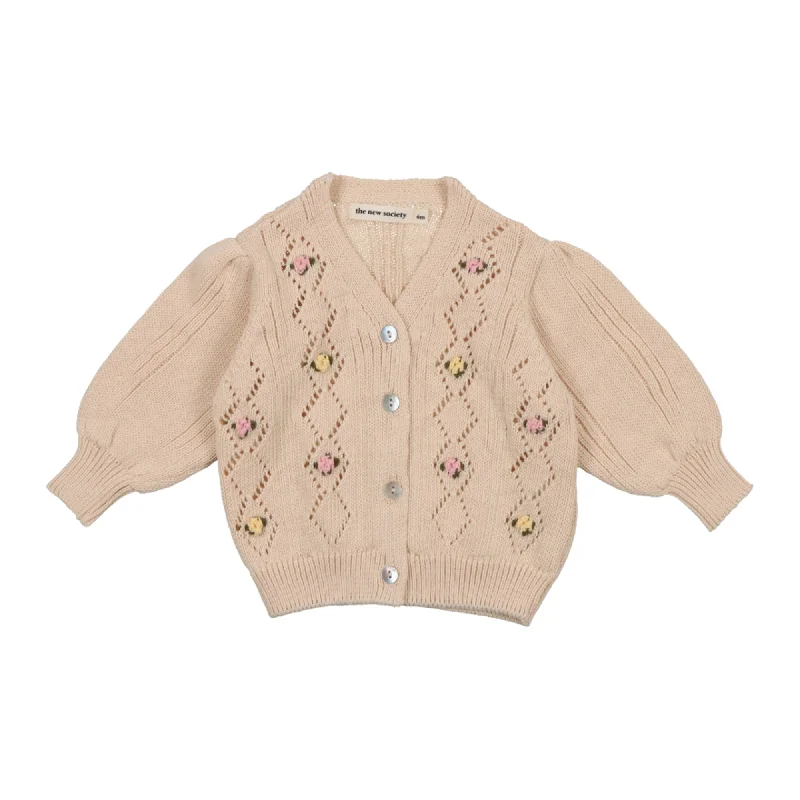 The New Society Ambrose Baby Cardigan Polished Men's Satin