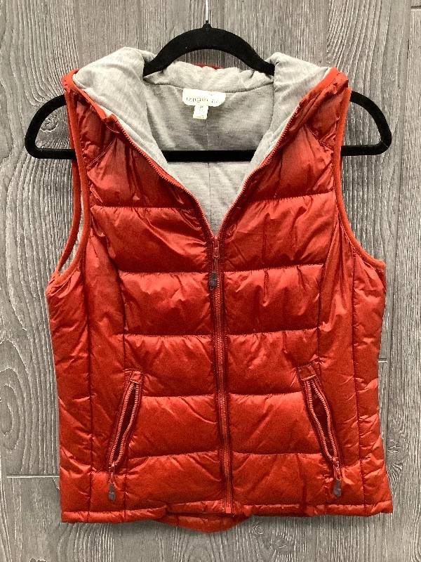Vest Puffer & Quilted By Tangerine In Orange, Size: M Elegant Men's Cashmere