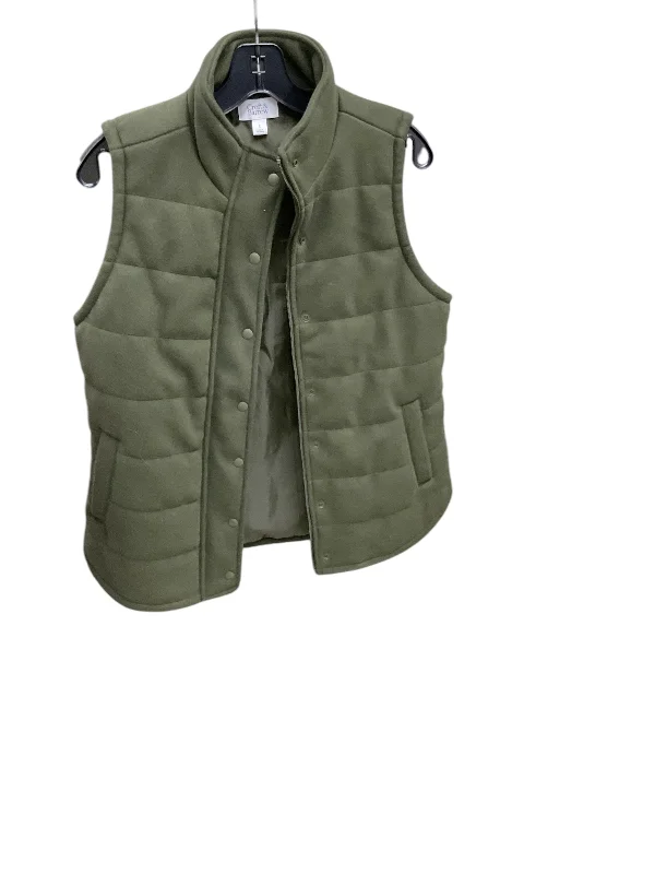 Vest Puffer & Quilted By Croft And Barrow In Green, Size: S Laid