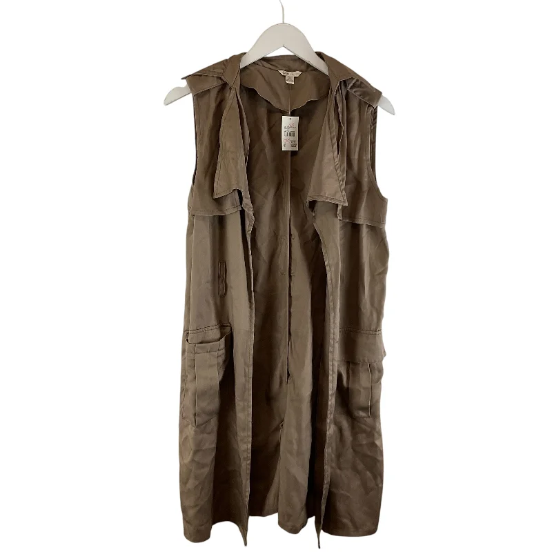 Vest Other By Cato In Grey, Size: Xs Modern Men's Geometric