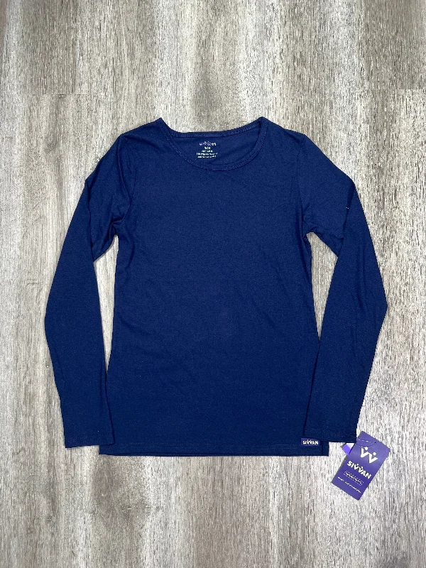 Top Long Sleeve Basic By SIVVAN Size: S Modern Men's 