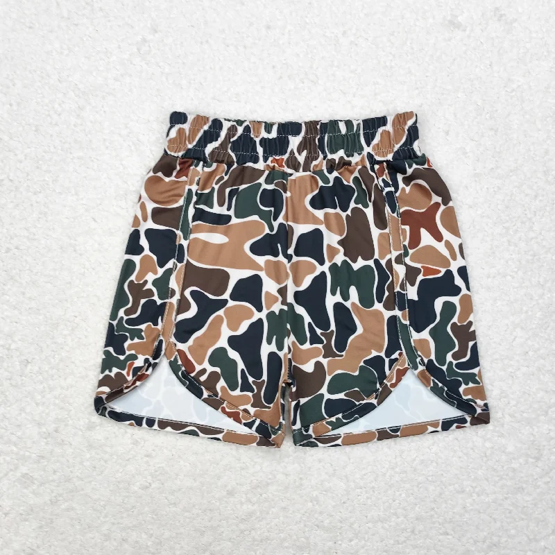 SS0354 Camouflage beige shorts high quality kids clothing wholesale casual Business