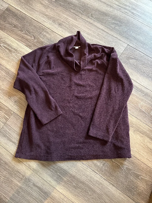 Sweatshirt Crewneck By J. Jill In Red, Size: L Casual Men's Japanese 