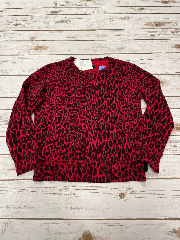 Sweatshirt Crewneck By Mother In Black & Red, Size: Xs Practical Men's Quick