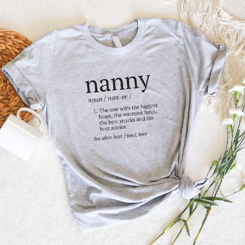 Nanny Definition T-Shirt Elegant Men's Cashmere