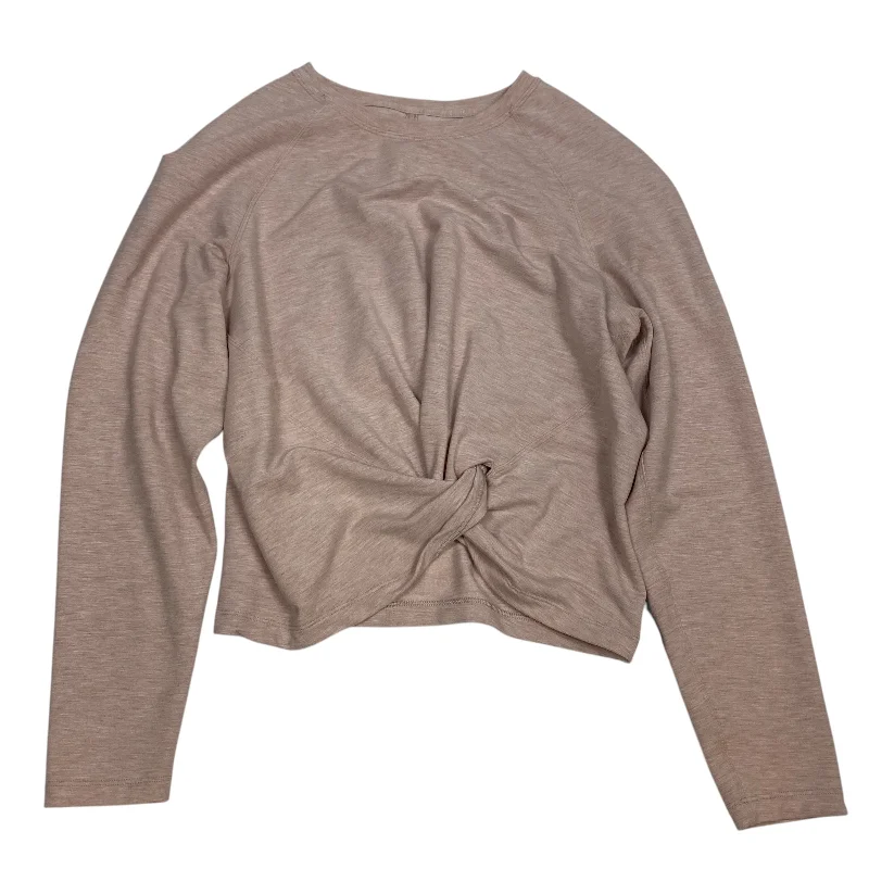 Athletic Sweatshirt Crewneck By Lululemon In Pink, Size: M Sporty Men's Athleisure 