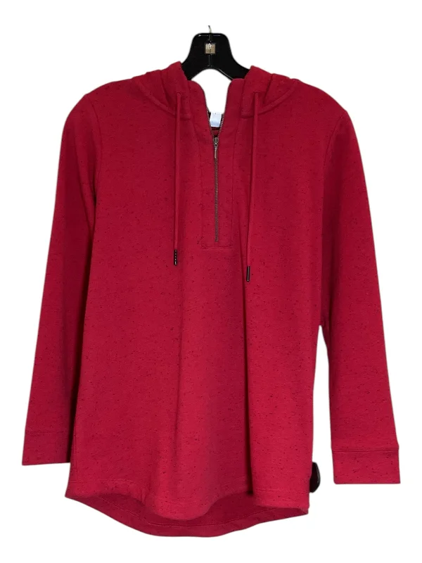 Sweatshirt Hoodie By J. Jill In Red, Size: Sp Hip Men's Urban