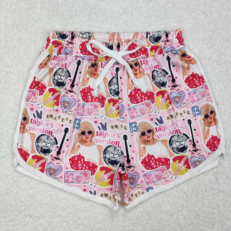 SS0420 Adult women's Taylor Swift Pink Shorts Girl summer boutique outfit RTS 202501 Artistic Men's Avant SS0420 Adult women's Taylor Swift Pink Shorts Girl summer boutique outfit RTS 202501 Artistic Men's Avant