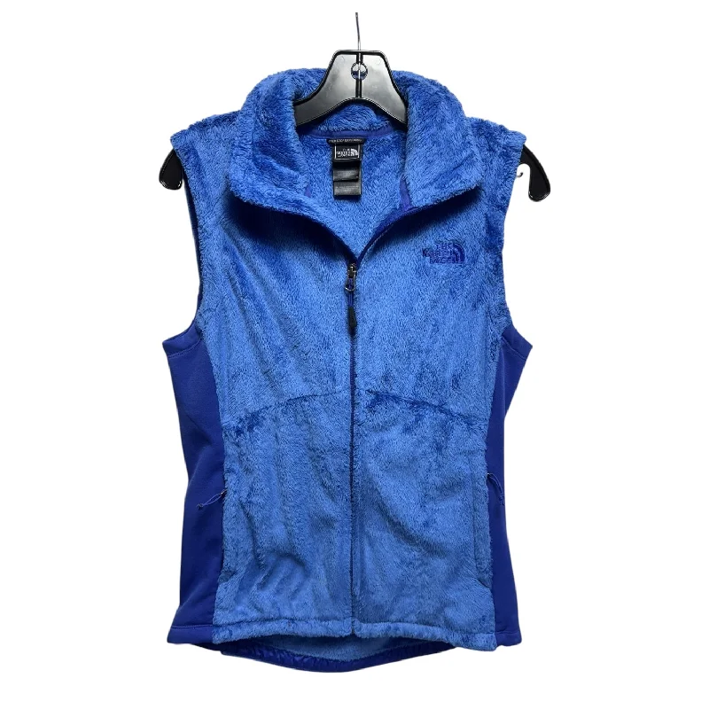Vest Faux Fur & Sherpa By The North Face In Blue, Size: M Casual Men's Short