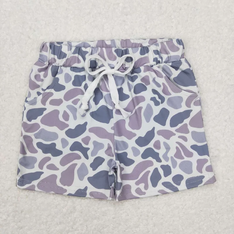 SS0140 camo Leopard Boys Shorts Pants Organic