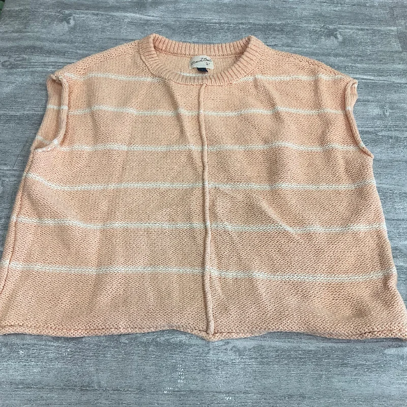 Vest Sweater By Universal Thread In Peach, Size: M Artistic Men's Hand