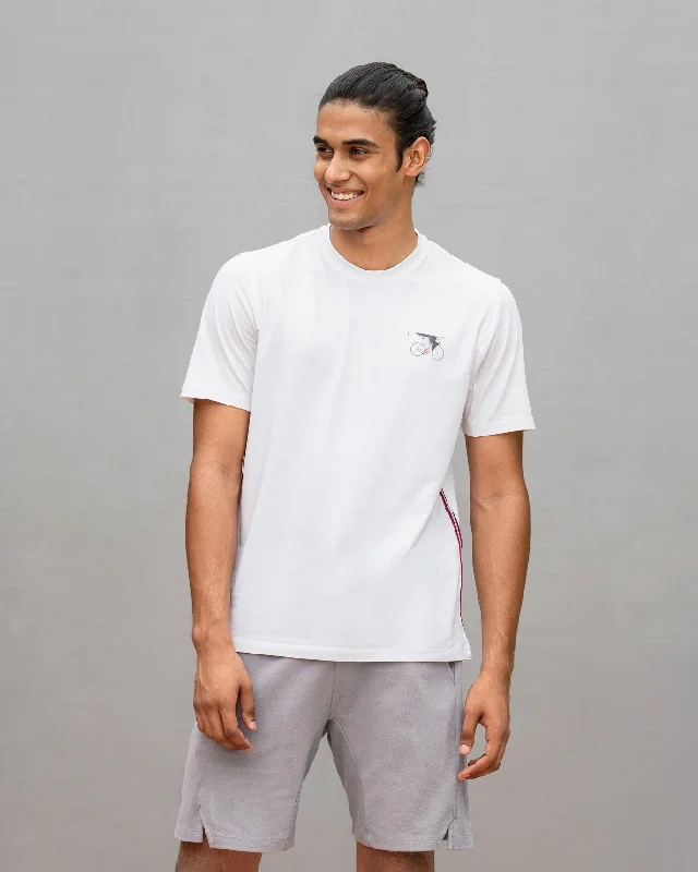 Club Crew Neck T-shirt - White Practical Men's Multi