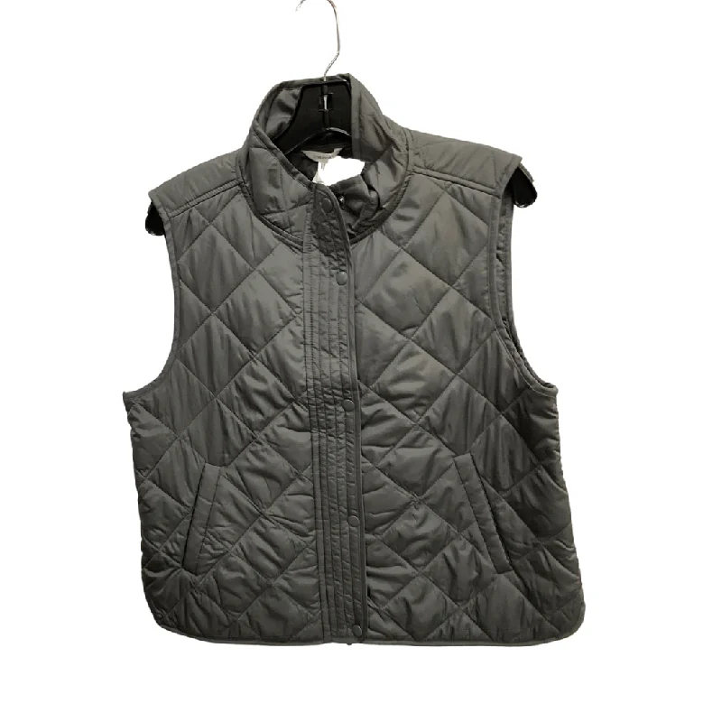 Vest Puffer & Quilted By Maurices In Grey, Size: M Trendy Men's Scandinavian