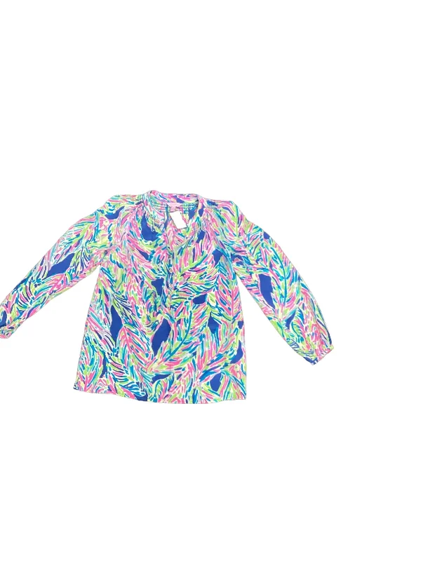 Top Long Sleeve By Lilly Pulitzer  Size: Xs Unique Men's Upcycled