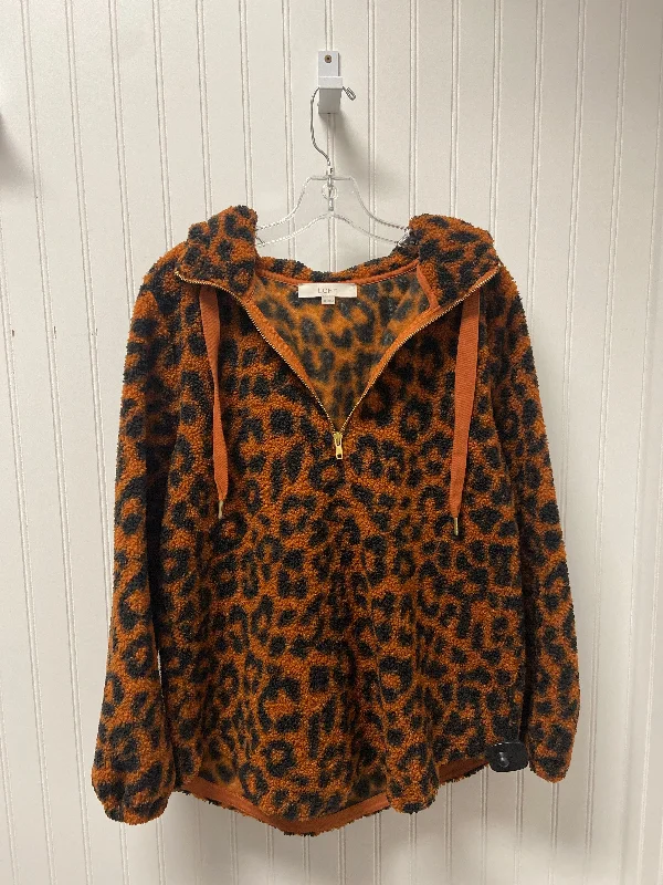 Sweatshirt Hoodie By Loft In Animal Print, Size: M British Gentleman Style