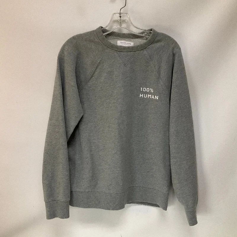 Sweatshirt Crewneck By Everlane In Grey, Size: M Sharp Men's Italian