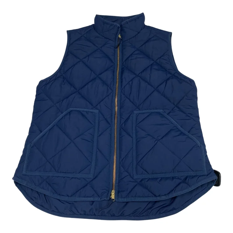 Vest Puffer & Quilted By J. Crew In Blue, Size: M Lumberjack