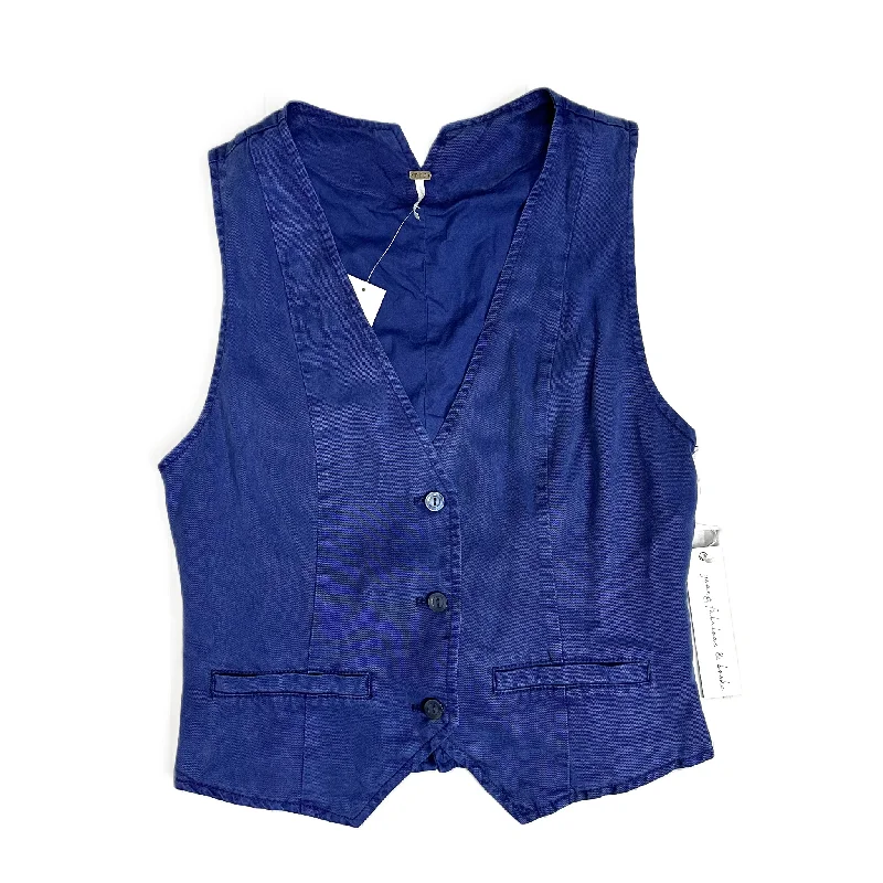 Vest Other By Young Fabulous & Broke In Blue, Size: M Refined Men's Velvet