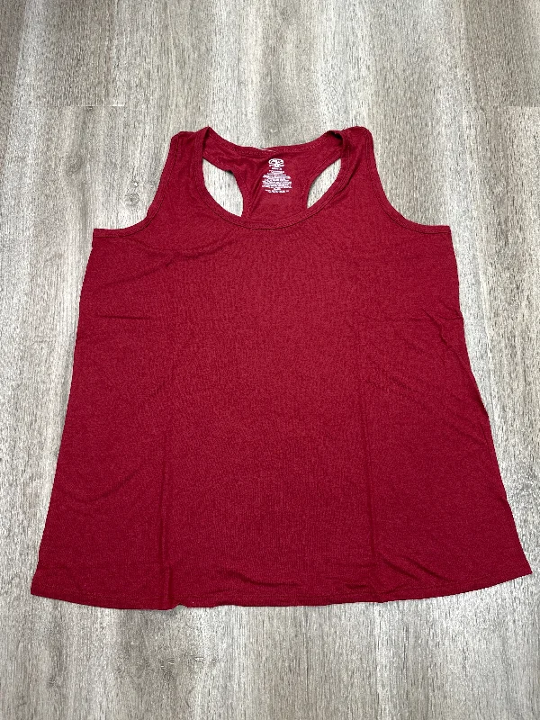 Athletic Tank Top By Athletic Works In Red, Size: Xxl Confident Men's High