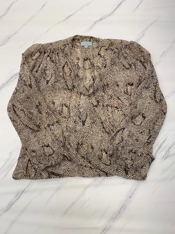Top Long Sleeve By Veronica M  Size: L Modern Men's Tech