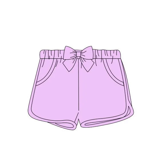 preorder  SS0151 Purple  Girls Shorts Pants British Gentleman Style