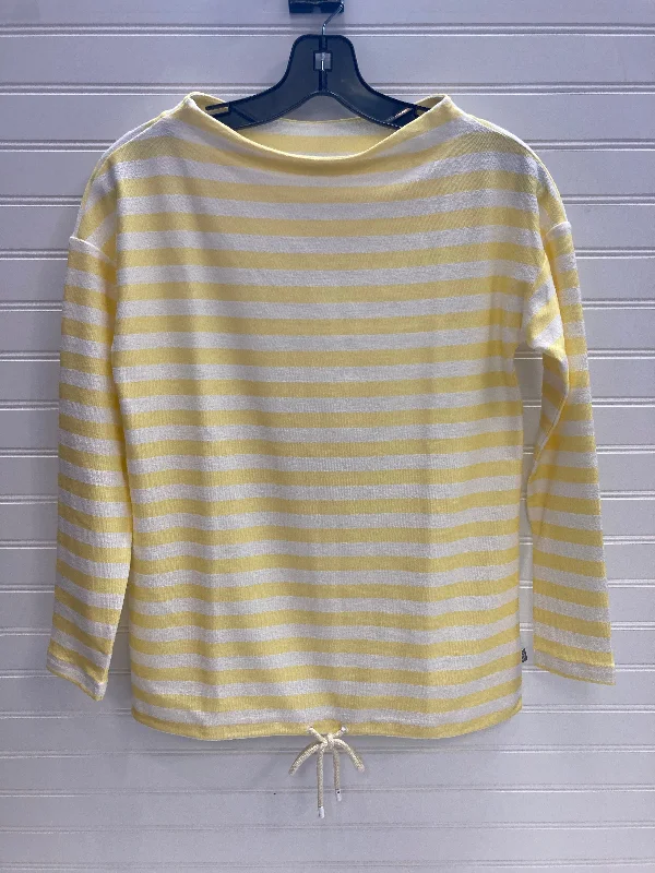 Top Long Sleeve By Talbots  Size: Petite Laid