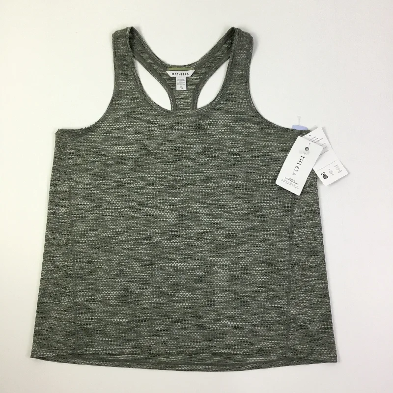 Athletic Tank Top By Athleta In Green, Size: Xl Traditional Men's Country