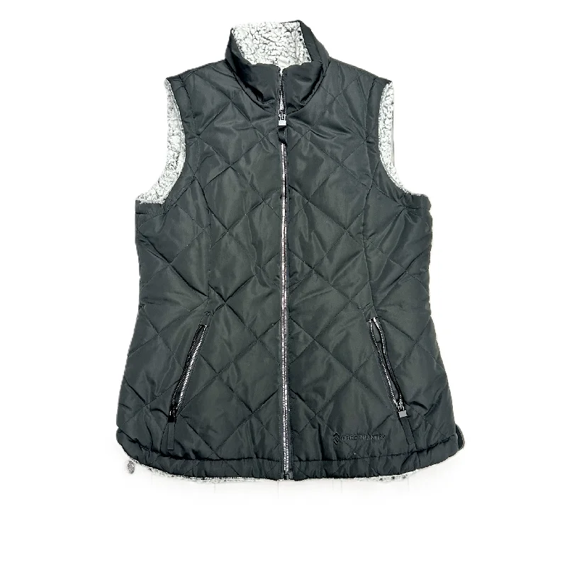 Vest Puffer & Quilted By Free Country In Black, Size: M Polished Men's Satin