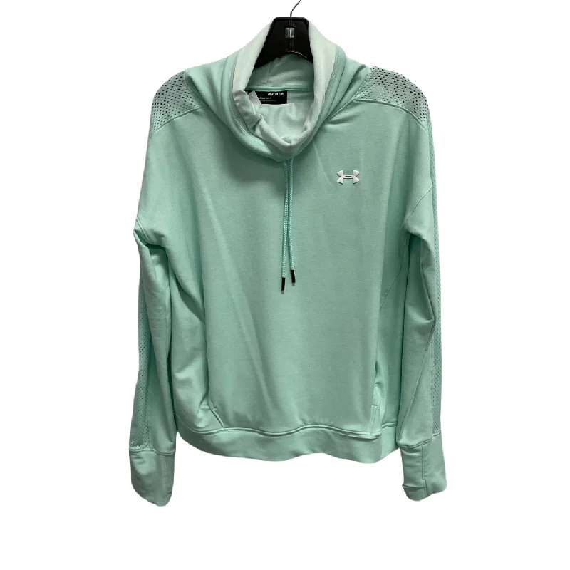Athletic Sweatshirt Collar By Under Armour In Aqua, Size: M Bold Men's Animal