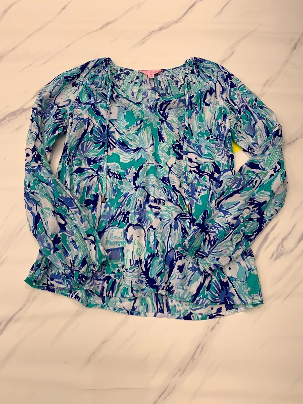 Top Long Sleeve By Lilly Pulitzer  Size: Xs Monochromatic All