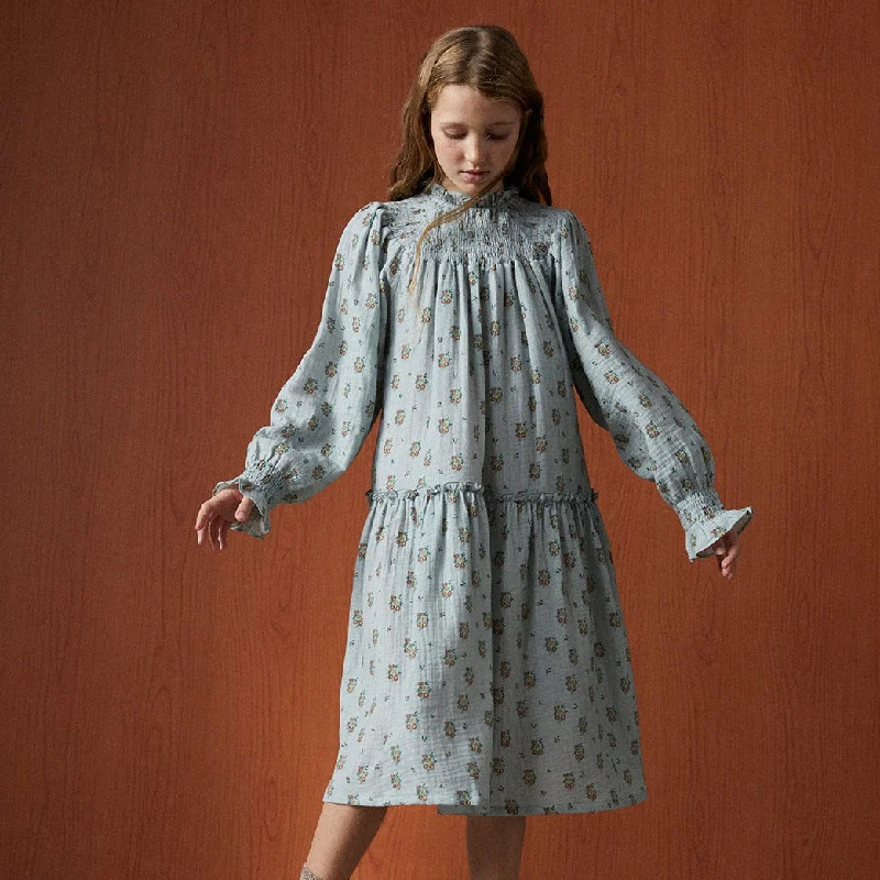 The New Society Jimenia Dress Bouquet Print Vacation