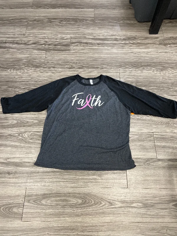 Top 3/4 Sleeve By Clothes Mentor  Size: Xxl Streetwear Style