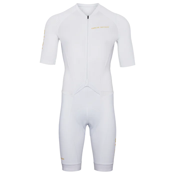 Twelve Sixteen Speedsuit Wht 237 | Man Elegant Men's Formal 