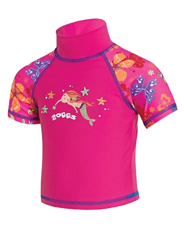 Tots Girls Sun Protection Top - Pink Sophisticated Men's French