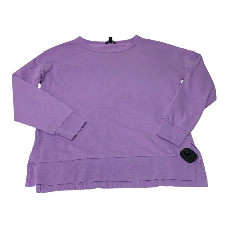 Sweatshirt Crewneck By Buffalo David Bitton In Purple, Size: S Laid