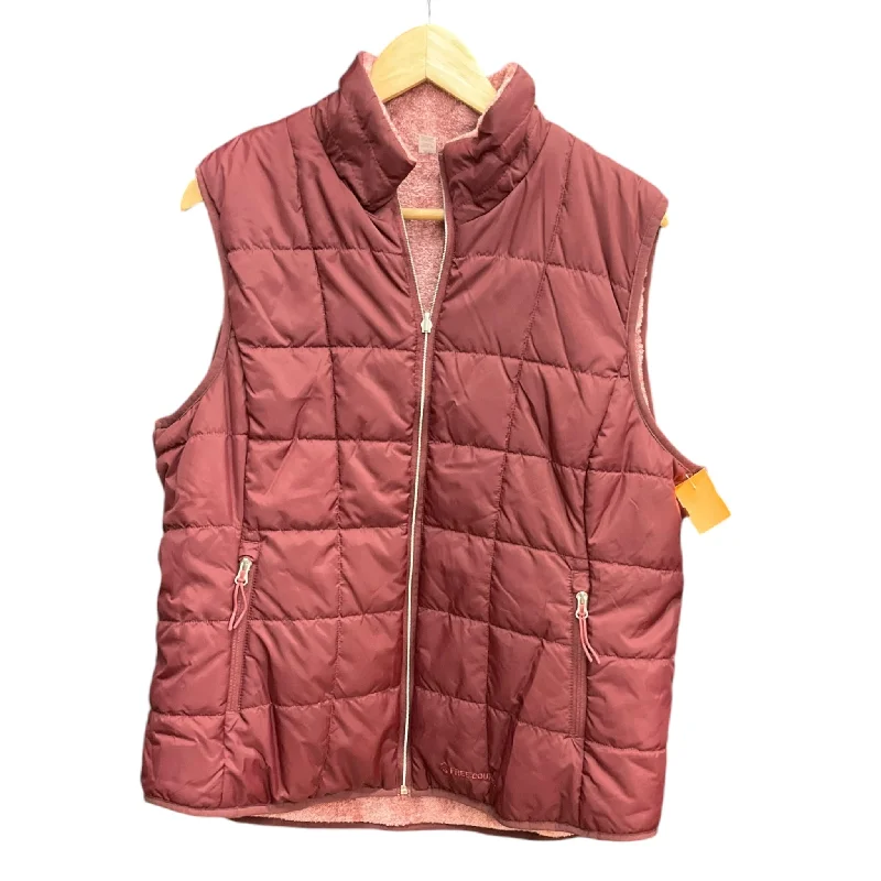 Vest Puffer & Quilted By Free Country In Red, Size: Xl Adventure