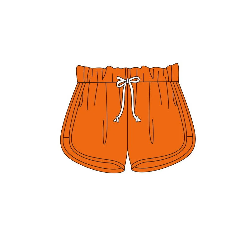 preorder  SS0160 Orange Girls Shorts Pants Luxurious Men's High