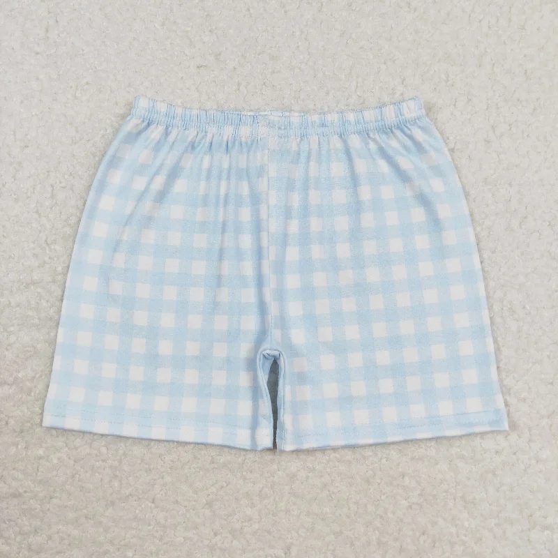 SS0353 Boys blue plaid shorts high quality technology wholesale price shorts kids boy Sporty Men's Tennis SS0353 Boys blue plaid shorts high quality technology wholesale price shorts kids boy Sporty Men's Tennis