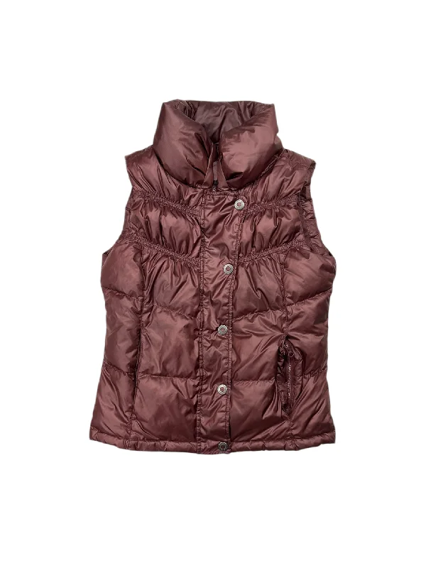 Vest Puffer & Quilted By Prana In Maroon, Size: S Vintage Men's 1970S Disco