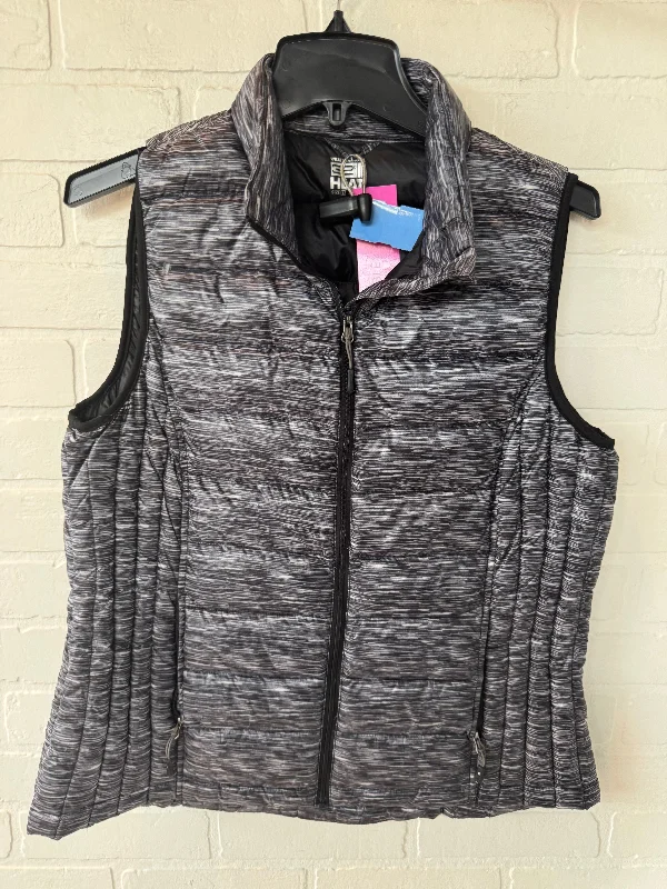 Vest Puffer & Quilted By 32 Degrees In Black & Grey, Size: L Cozy Men's Sherpa