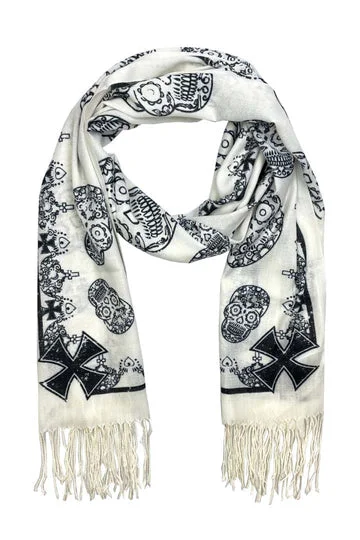Scarf Sugar Skull Madness Trendy Men's Bucket